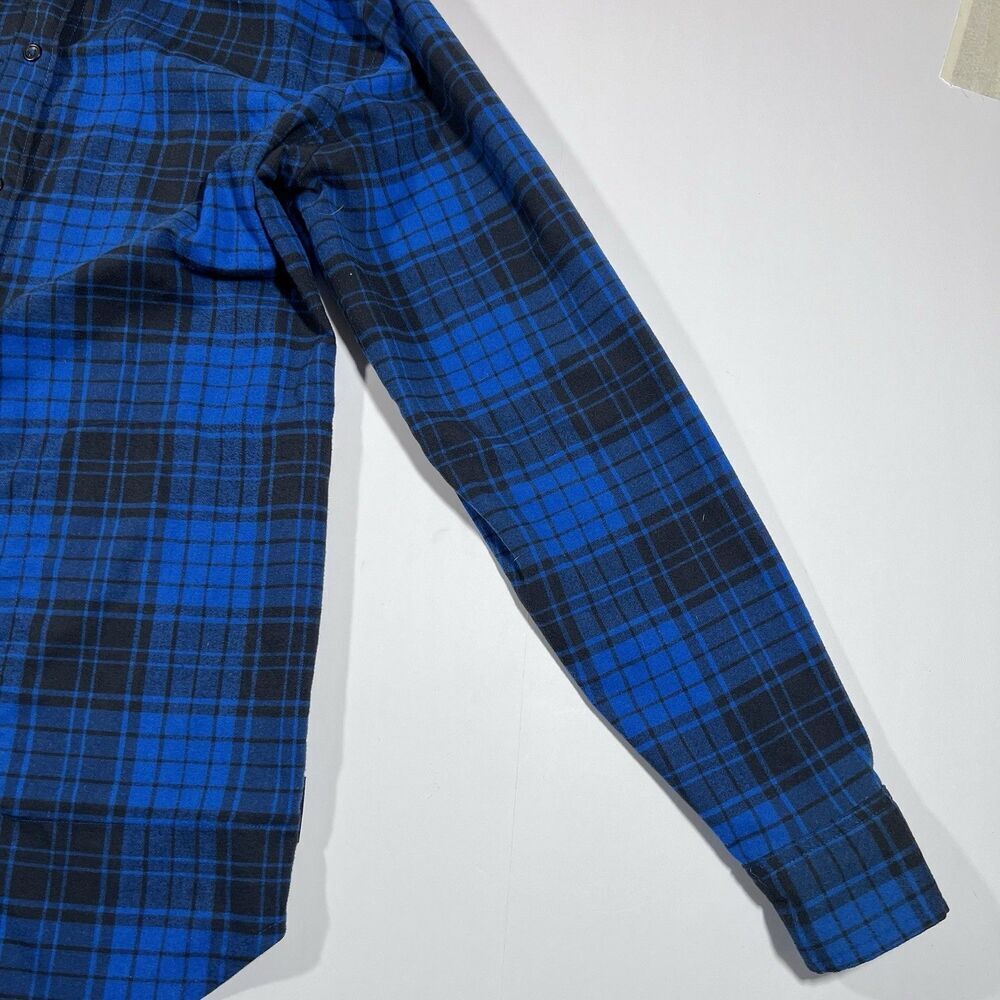 Outdoor Research Kulshan Flannel Blue/Black Tartan Plaid Women's Small - Picture 10 of 14